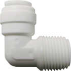 Watts Aqualock 1/4 In. OD x 1/8 In. MNPT 90 Deg. Push-to-Connect Plastic Elbow (1/4 Bend) Image 1