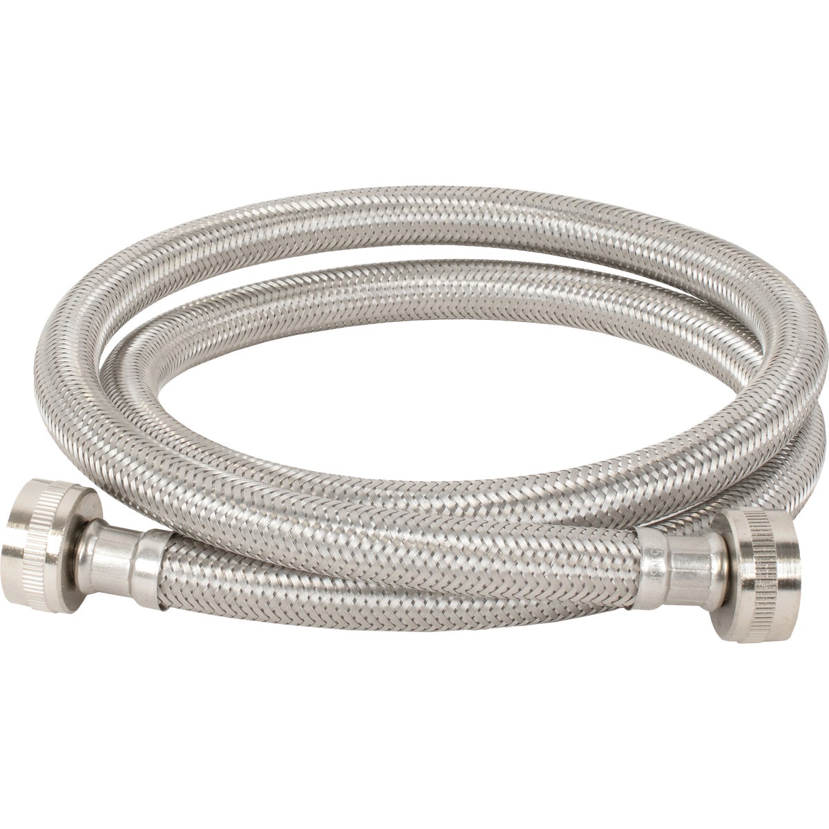 Homewerks 3/4 In. FHT x 3/4 In. FHT x 72 In. Braided Stainless Steel Washing Machine Supply Line