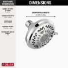 Delta Chrome 6-Spray Shower Head Image 2