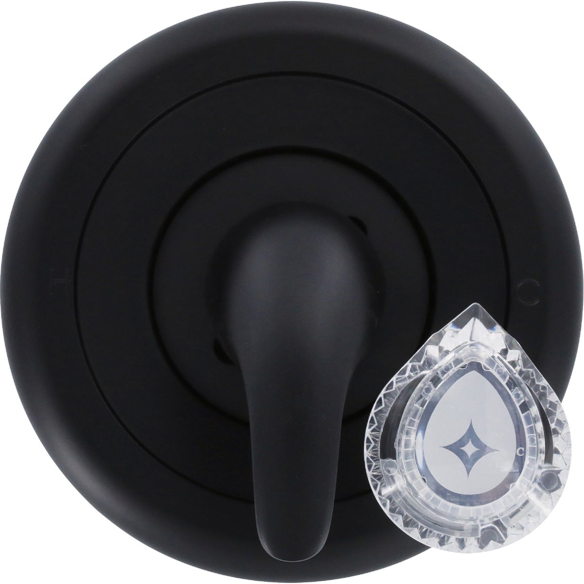 Danco Moen Lever and Knob Tub & Shower Trim Kit, Matte Black 