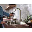 Moen Mikah Spot Resist Stainless One-Handle High Arc Pulldown Kitchen Faucet Image 3
