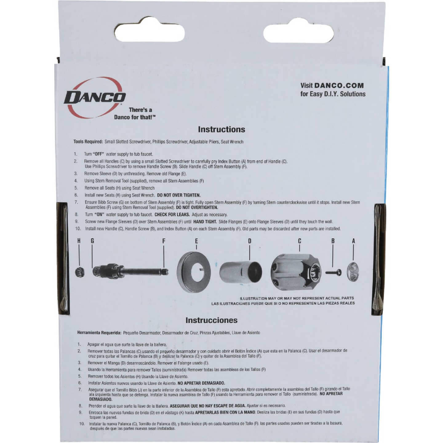 Danco Sayco Bath & Shower Repair Kit Image 3