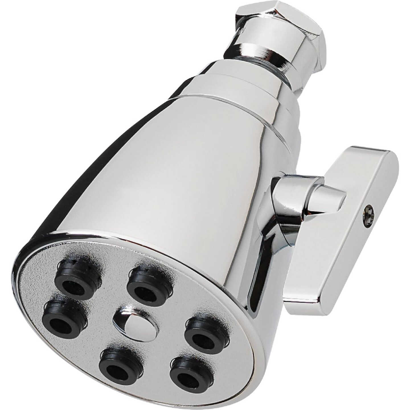 HomePointe Shower Head, Fixed Mount, 6-Spray, Chrome Image 1