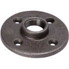 Southland 1-1/4 In. x 4-1/8 In. Black Iron Floor Flange Image 1