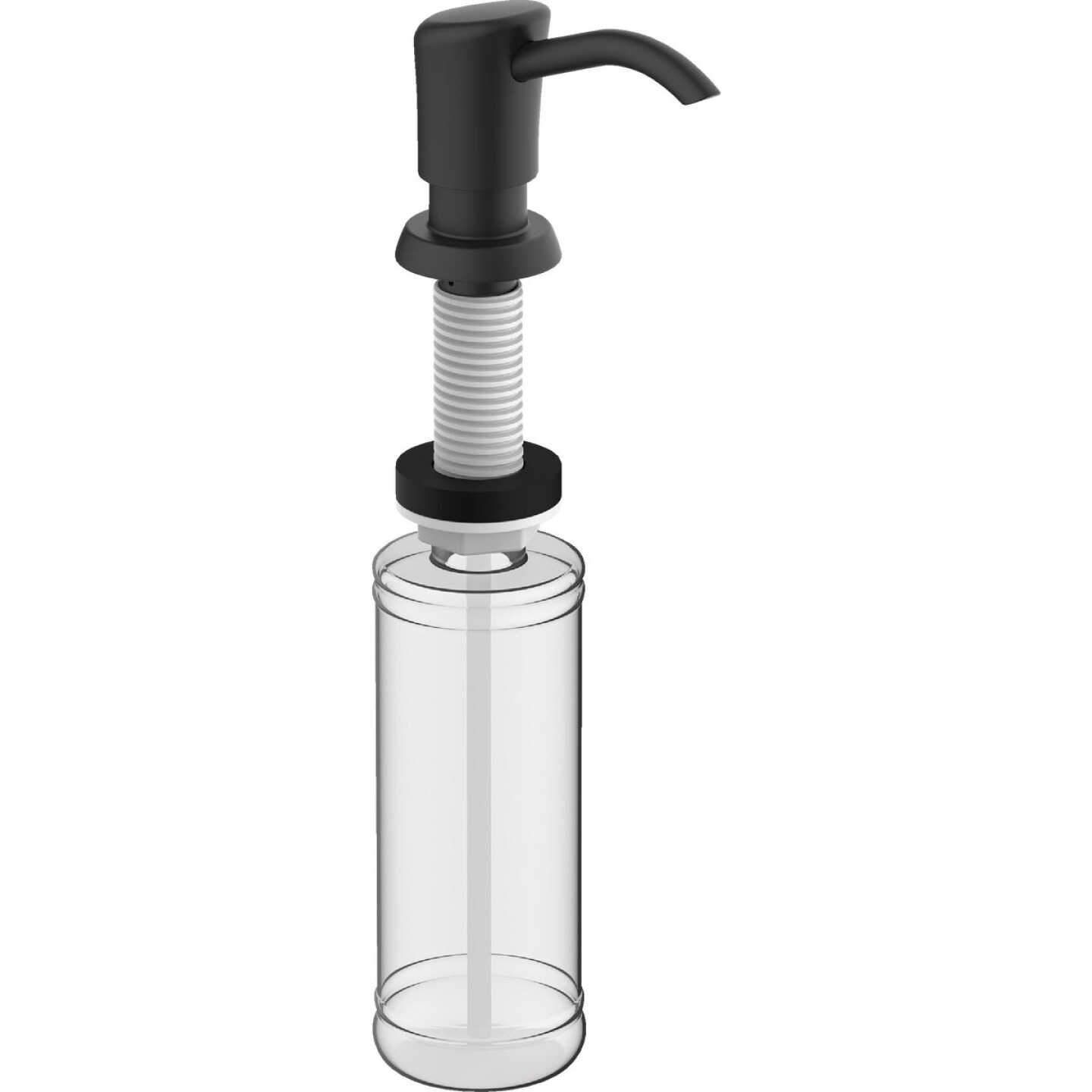Home Impressions Soap Dispenser in Matte Black Image 1