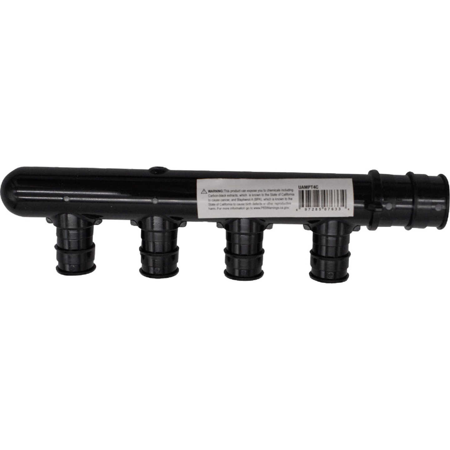 SharkBite 3/4 In. Closed Trunk x 1/2 In. Branches Poly PEX-A 4-Branch Multi Port Tee Fitting Image 2