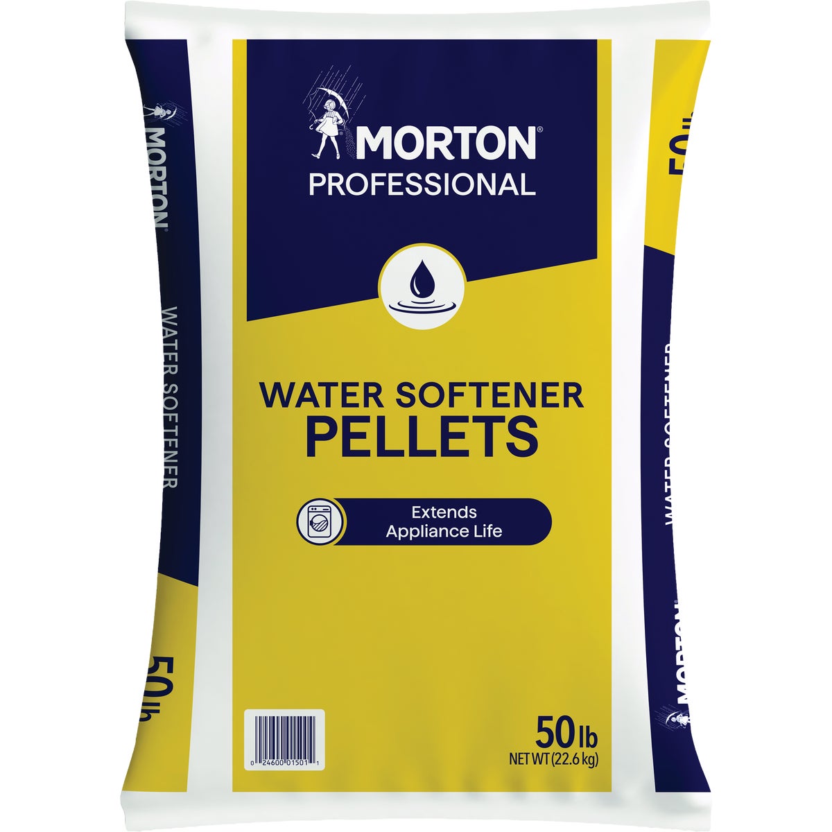 Morton Clean & Protect 50 Lb. Water Softener Salt Pellets Image 1