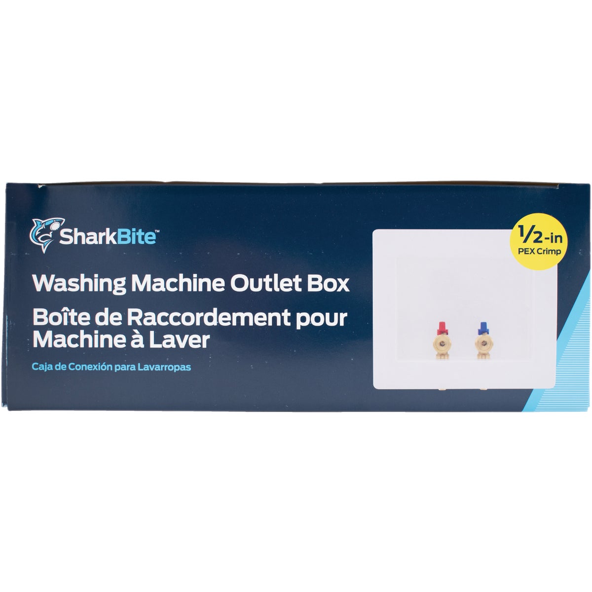 SharkBite 1/2 In. x 3/4 In. MHT Washing Machine Outlet Box Image 2