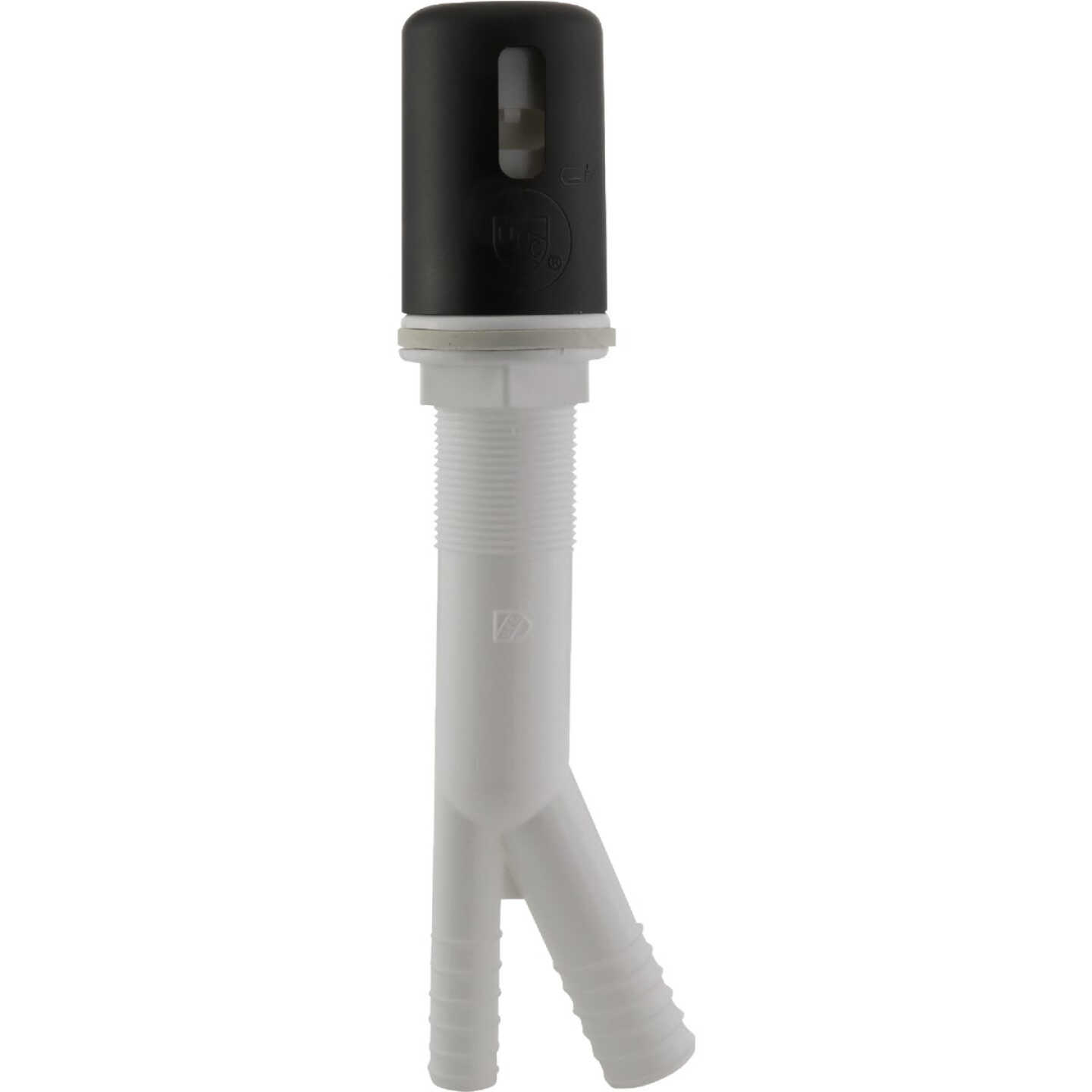 Danco 7/8 In. O.D. Matte Black Air Gap Body with Air Gap Cap Image 1