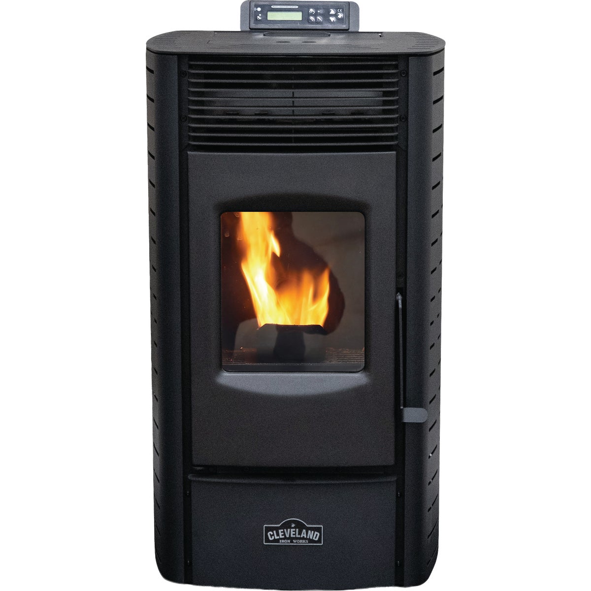 Cleveland Iron Works 1200 Sq. Ft. No. 215 Mini Pellet Stove with 24 Lb. Hopper