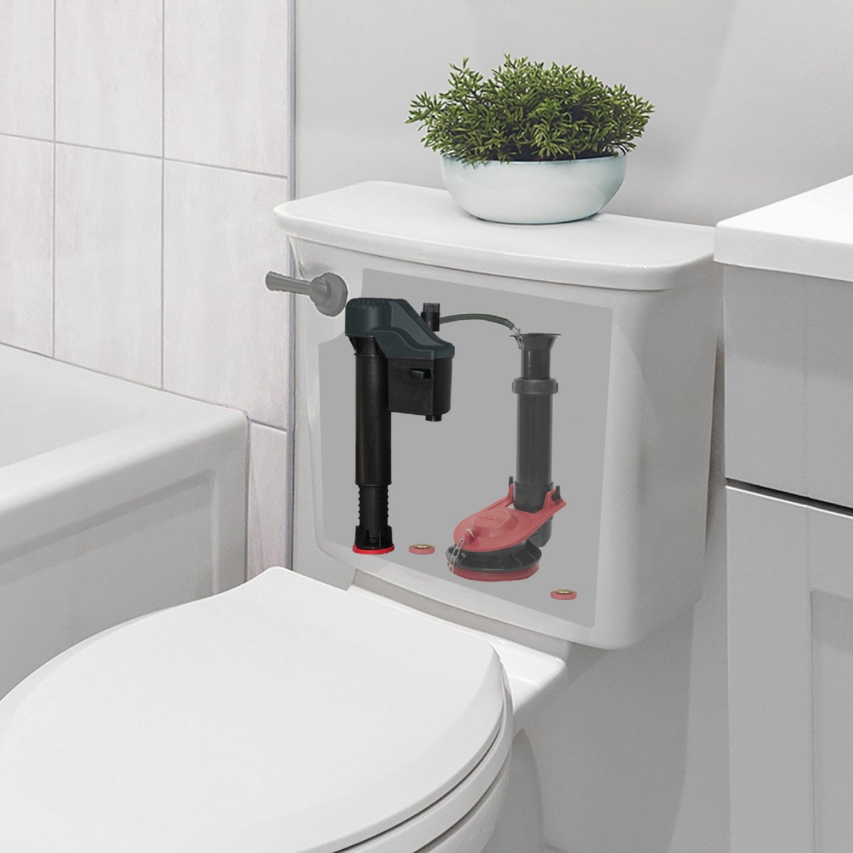 Korky 2X Long Life Universal Toilet Fill Valve Image 5