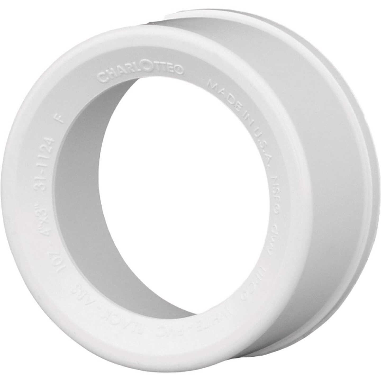 Charlotte Pipe 6 In. SPG x 4 In. Hub Schedule 40 DWV Reducing PVC Bushing Image 1
