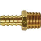 Anderson Metals 1/2 In. Barb x 3/4 In. MPT Brass Hose Adapter Image 1