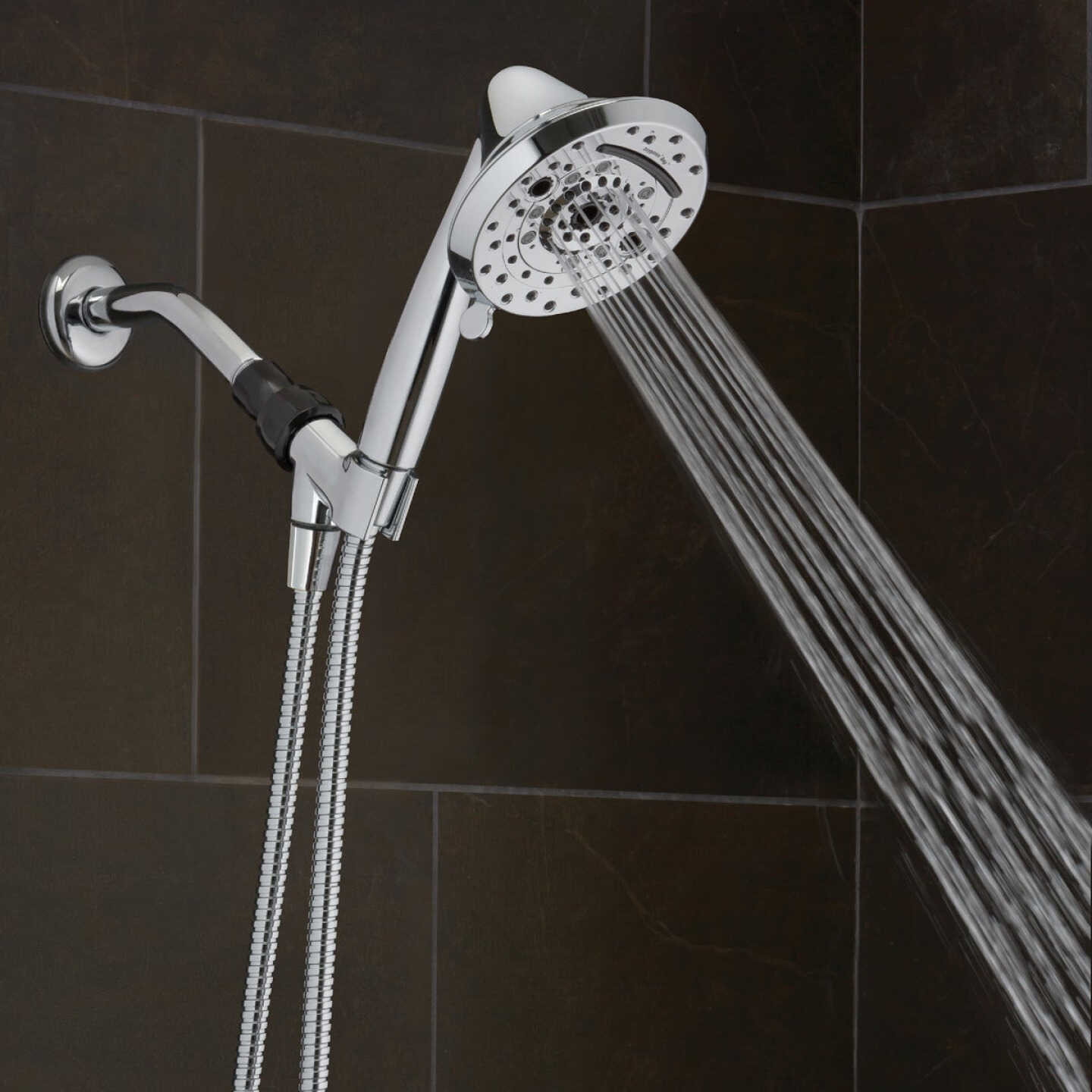 Oxygenics Amp 10-Spray 1.8 GPM Handheld Showerhead, Chrome Image 6