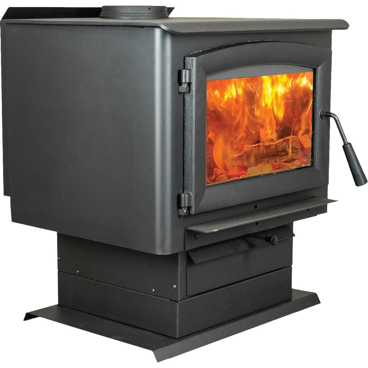 US Stove Ashley 2500 Sq. Ft. Pedestal Wood Stove