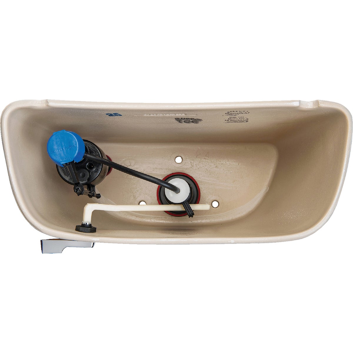 Mansfield Pro-Fit 1 White Round Bowl 1.6 GPF Complete Toilet Image 8