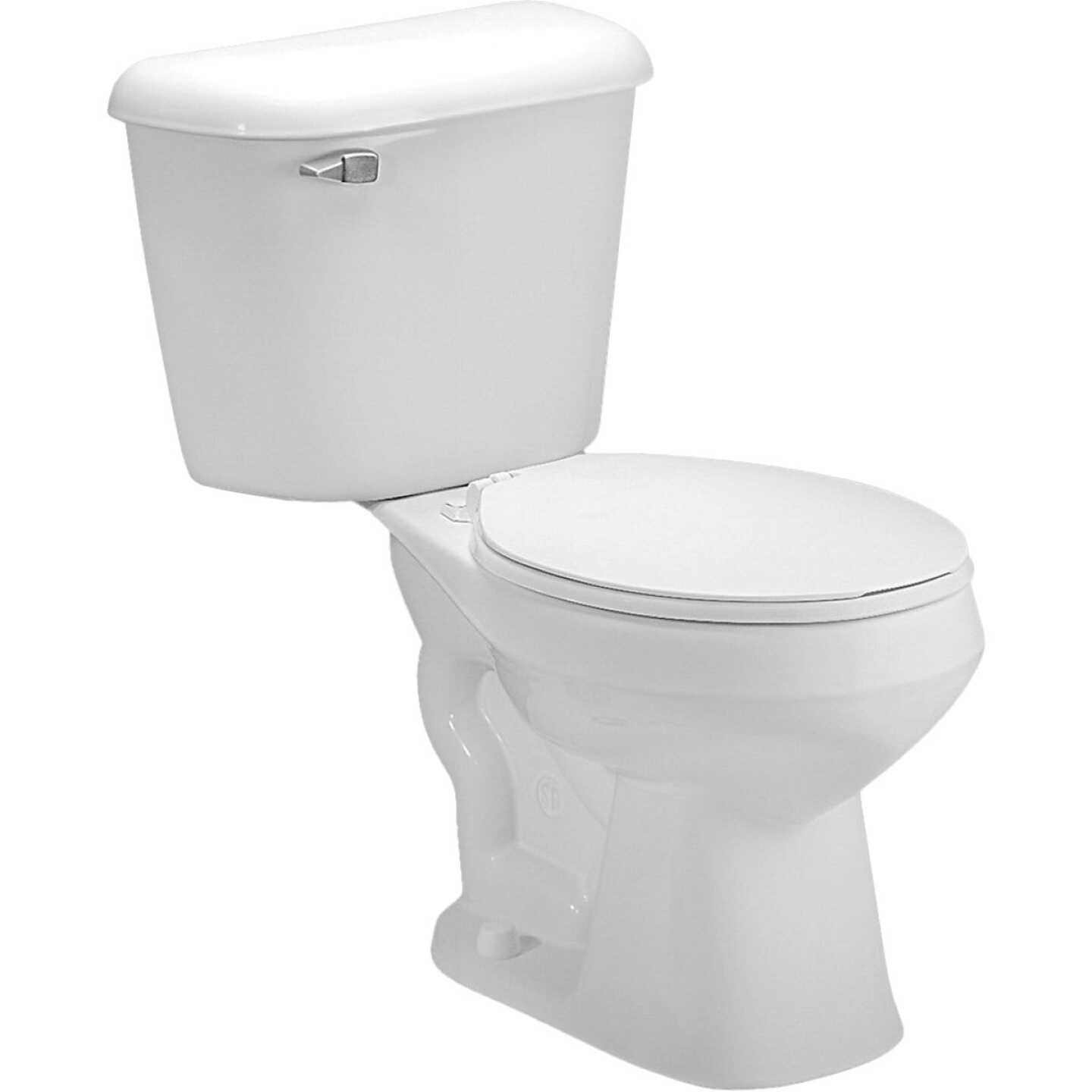 Mansfield Pro-Fit 1 White Round Bowl 1.6 GPF Complete Toilet Image 1