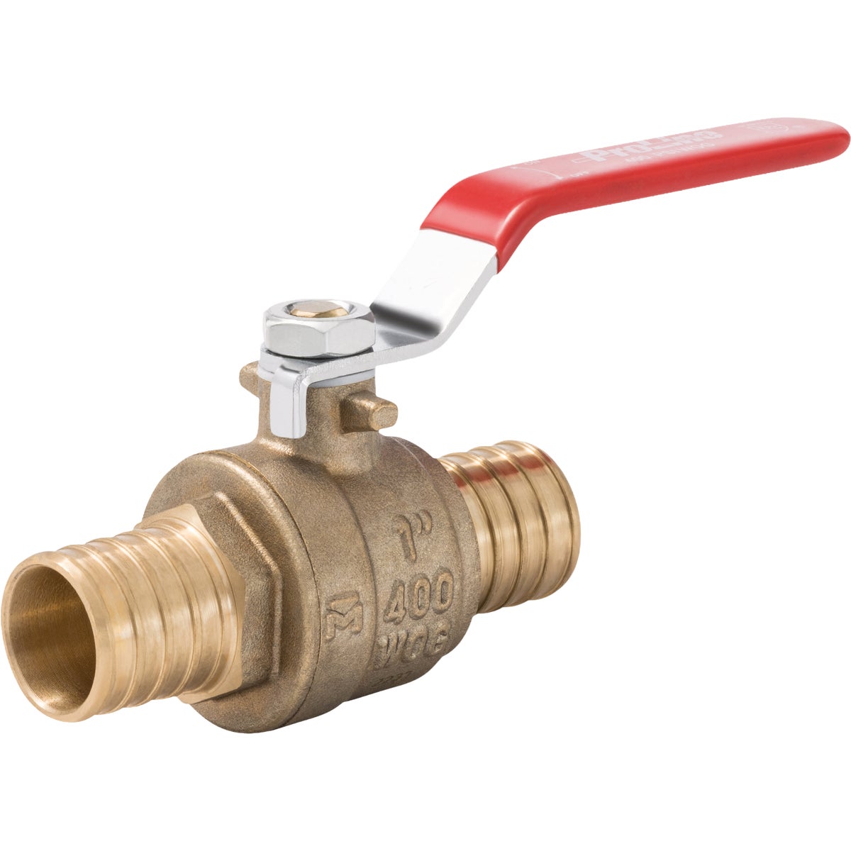 Pro Line Series 1 In. PEX x 1 In. PEX Brass Lead Free Ball Valve Image 4