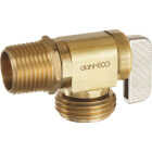 dahl 1/2 In. MIP or 1/2 In. Fem Solder x Male Hose Angle Rough Brass Hose Valve Image 1