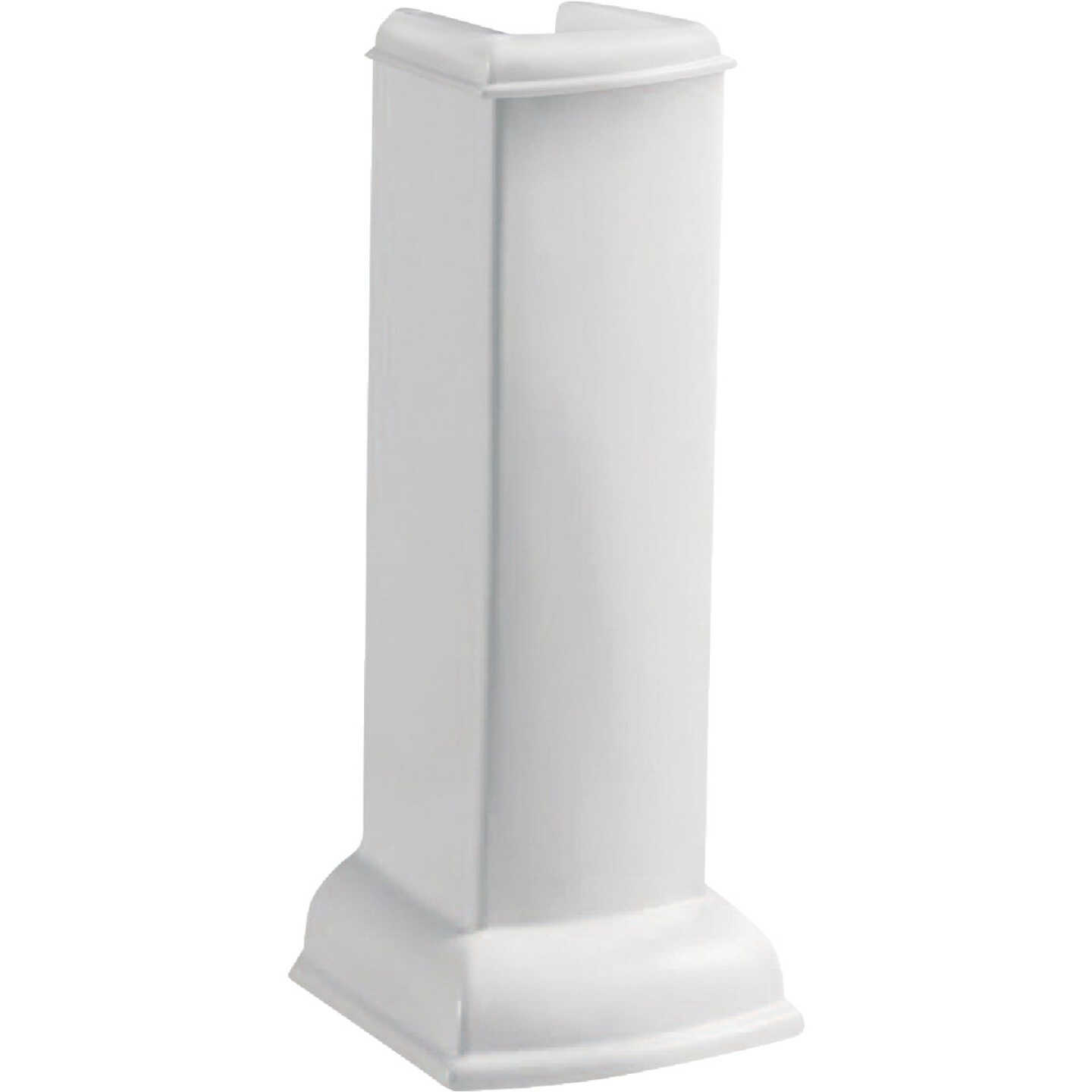 Compass Manufacturing Hillview White Vitreous China Pedestal Sink Base Image 1