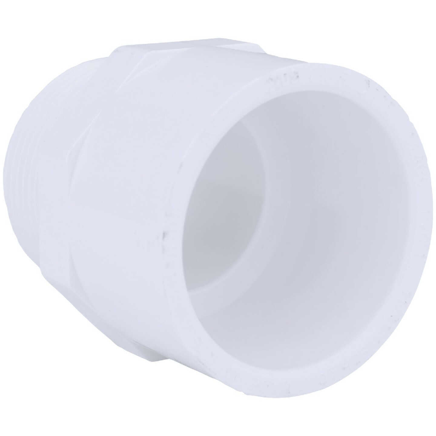 Charlotte Pipe Reducing Schedule 40 6 in. S x 6 in. M.I.P. PVC Adapter Image 1