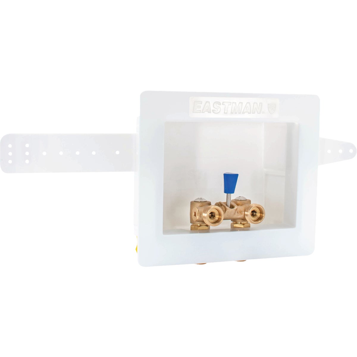Eastman 1/2 In. Sweat 1-Lever Dual Drain Washing Machine Outlet Box
