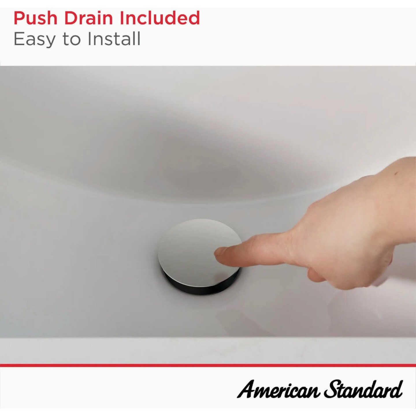 American Standard Becklow Brushed Nickel 2-Handle Lever 4 In. Centerset Hi-Arc Bathroom Faucet with Push Drain Image 3