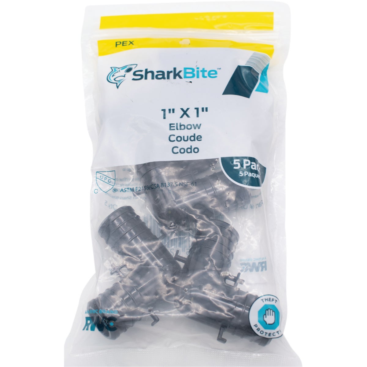 SharkBite PEX-B 1 In. Poly Alloy Barb Elbow (5-Pack) Image 2