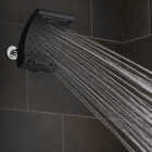 Oxygenics Evolution 5-Spray 1.8 GPM Rain Showerhead, Matte Black Image 5