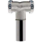 Do it Best 1-1/2 In. Chrome Plated Center Outlet Tee and Tailpiece Image 1