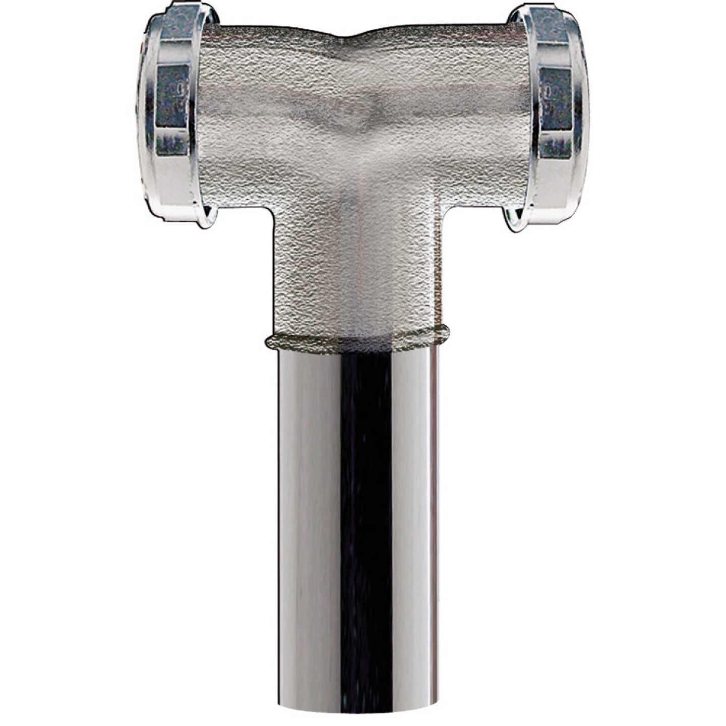 Do it Best 1-1/2 In. Chrome Plated Center Outlet Tee and Tailpiece Image 1
