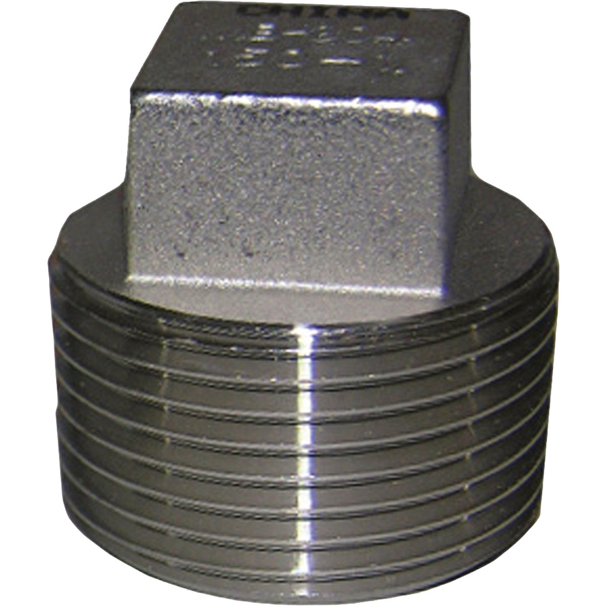 Lasco 1/2 In. Male Iron Pipe 301 Stainless Steel Plug