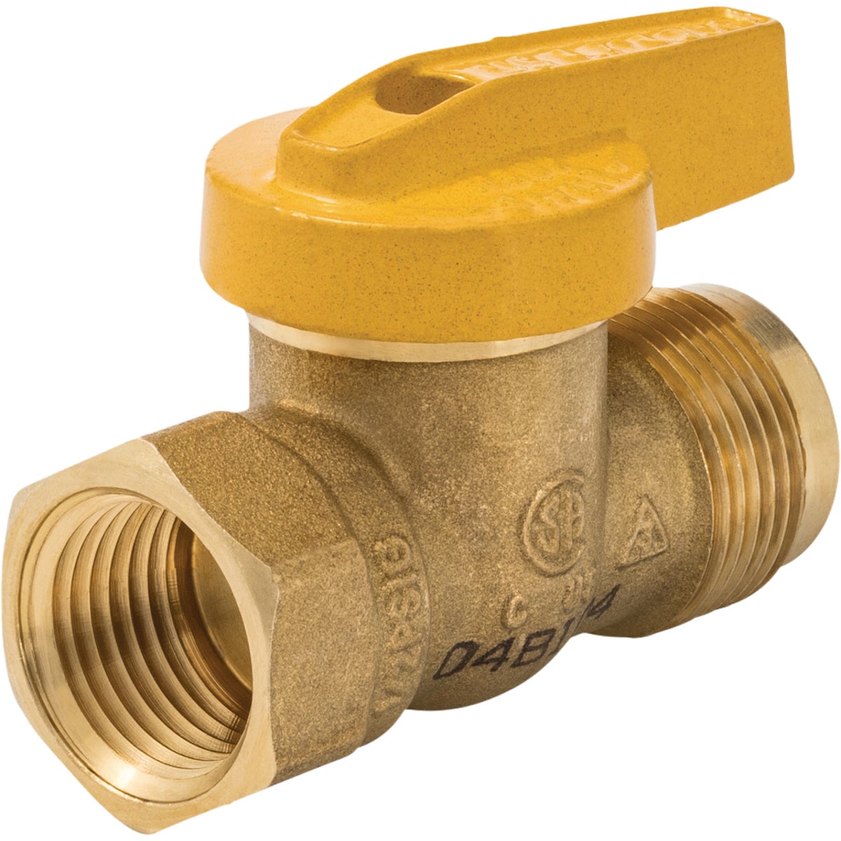 Brass 15/16 In. FL x 1/2 In. FIP Brass Gas Valve