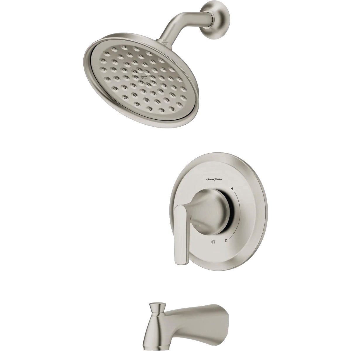 American Standard Becklow Brushed Nickel Single-Handle Lever Tub & Shower Faucet Image 6