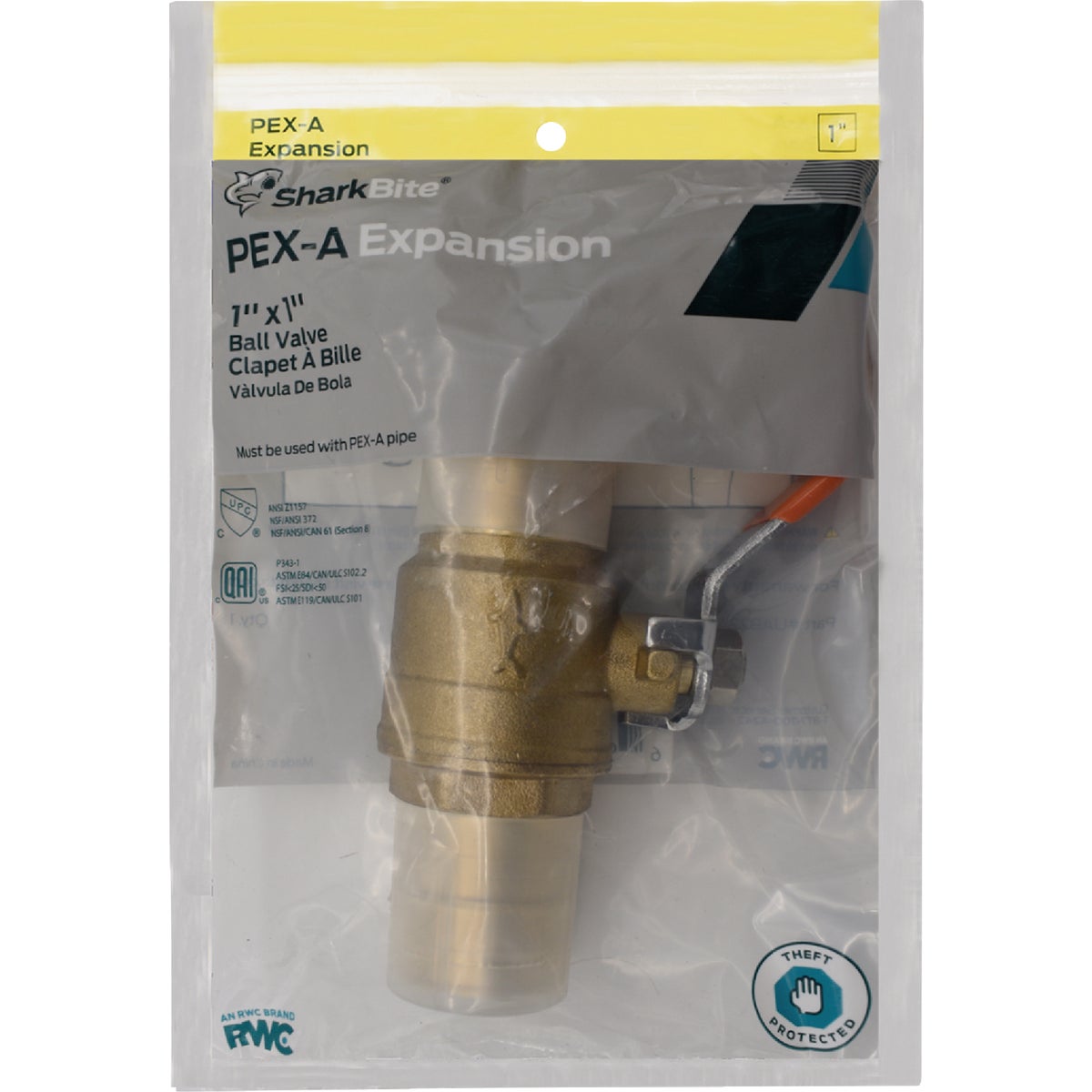 SharkBite 1 In. Brass PEX-A Ball Valve Image 2
