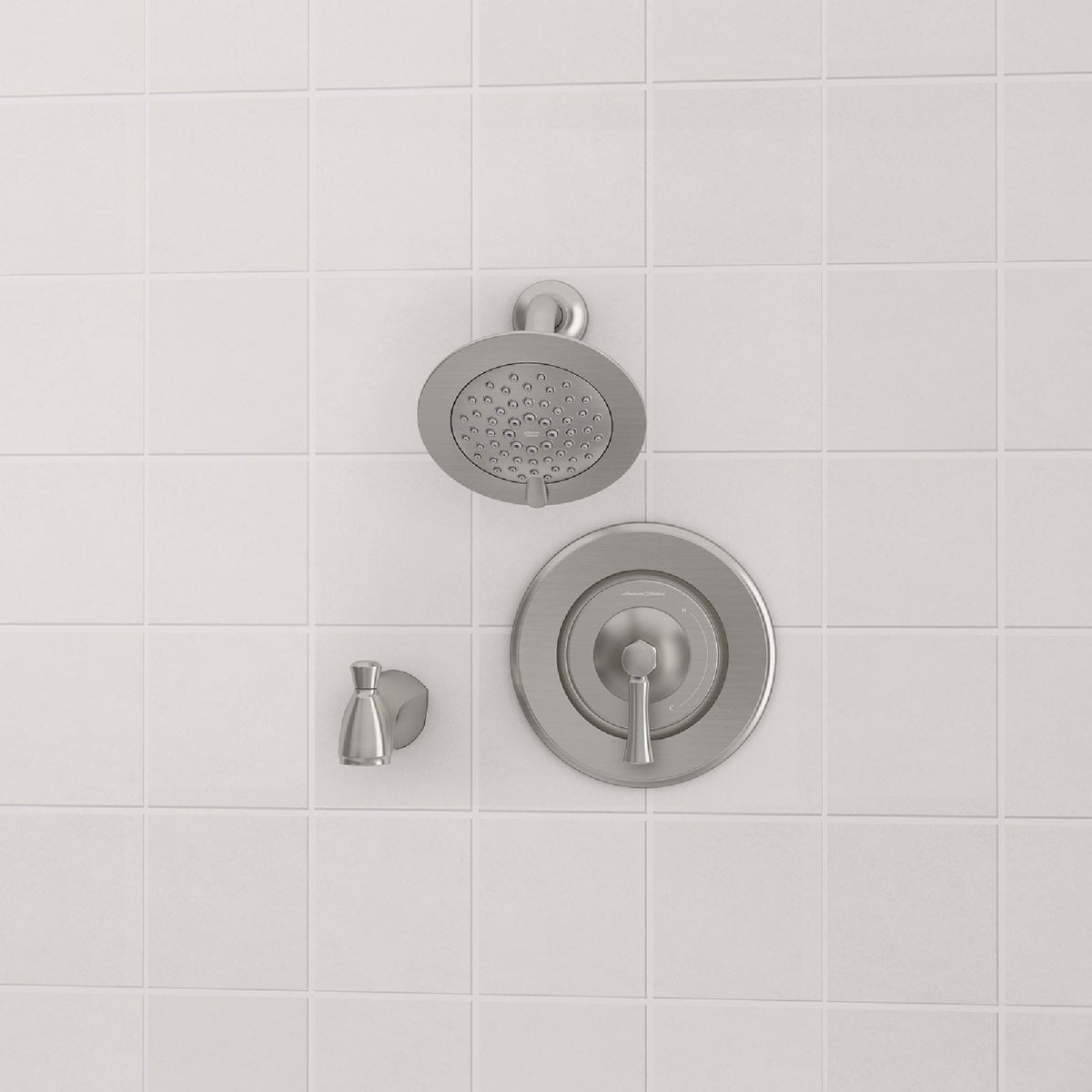 American Standard Chancellor Brushed Nickel Single-Handle Lever Tub & Shower Faucet Image 3
