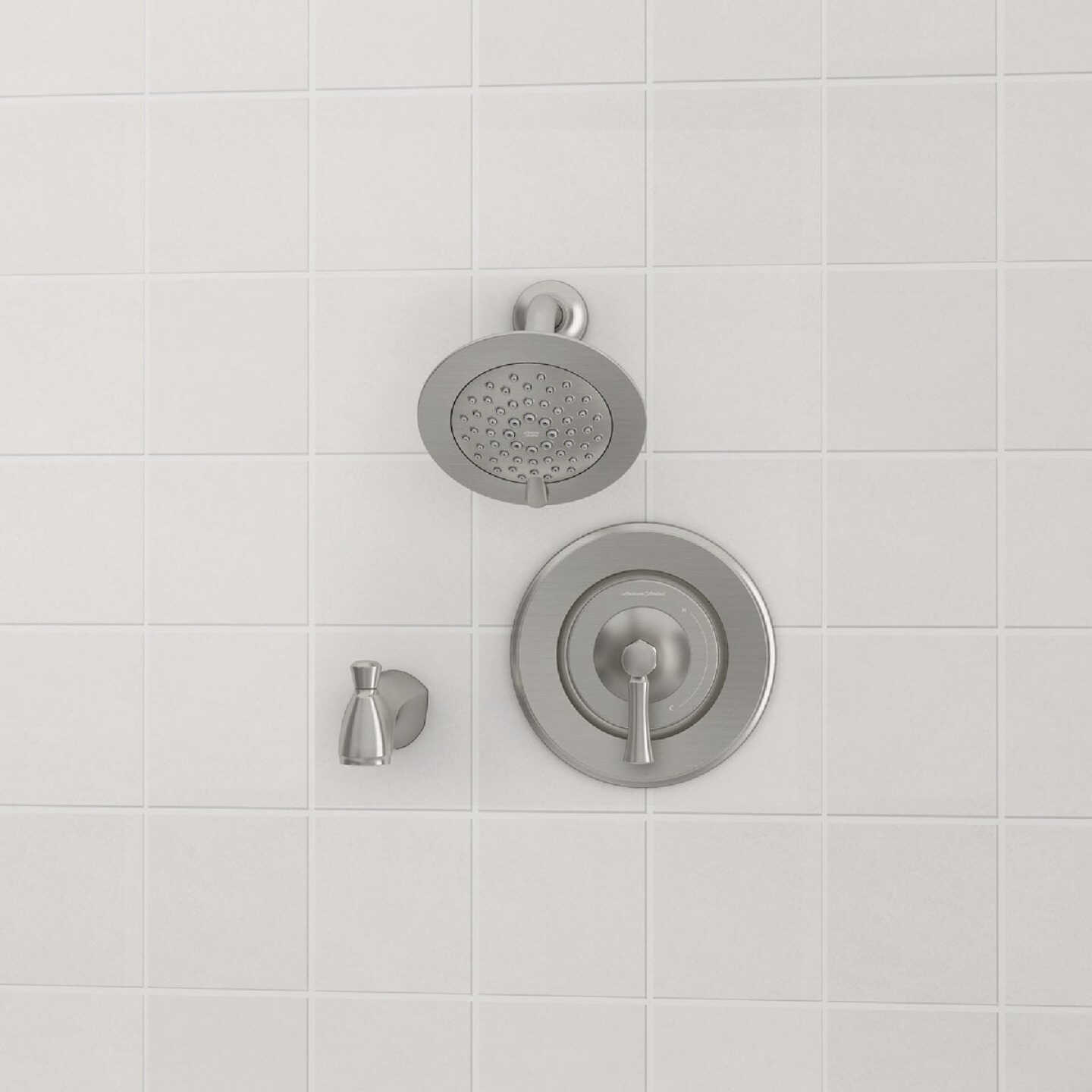 American Standard Chancellor Brushed Nickel Single-Handle Lever Tub & Shower Faucet Image 3