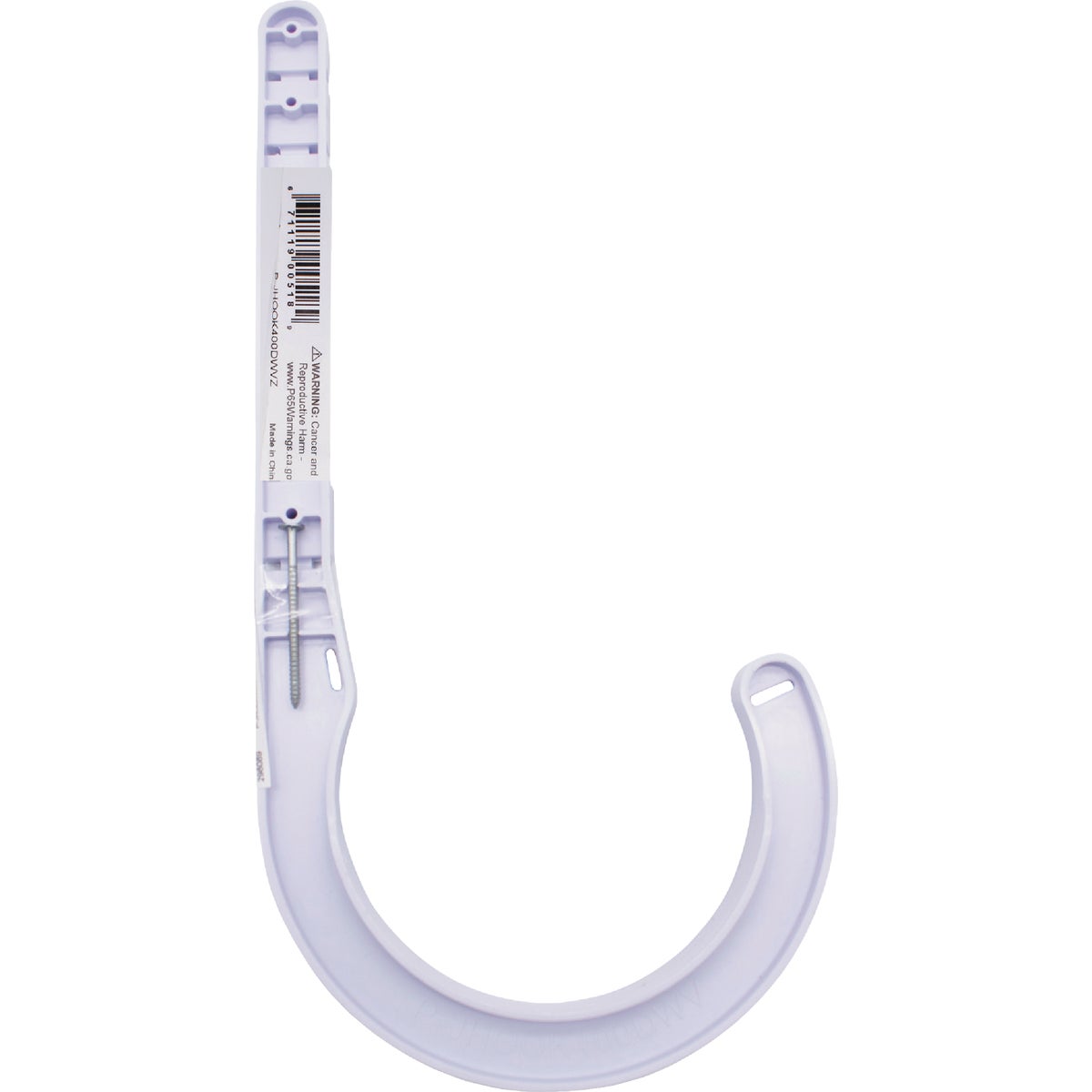 HoldRite 4 In. CTS Plastic J-Hook Pipe Hanger Image 2