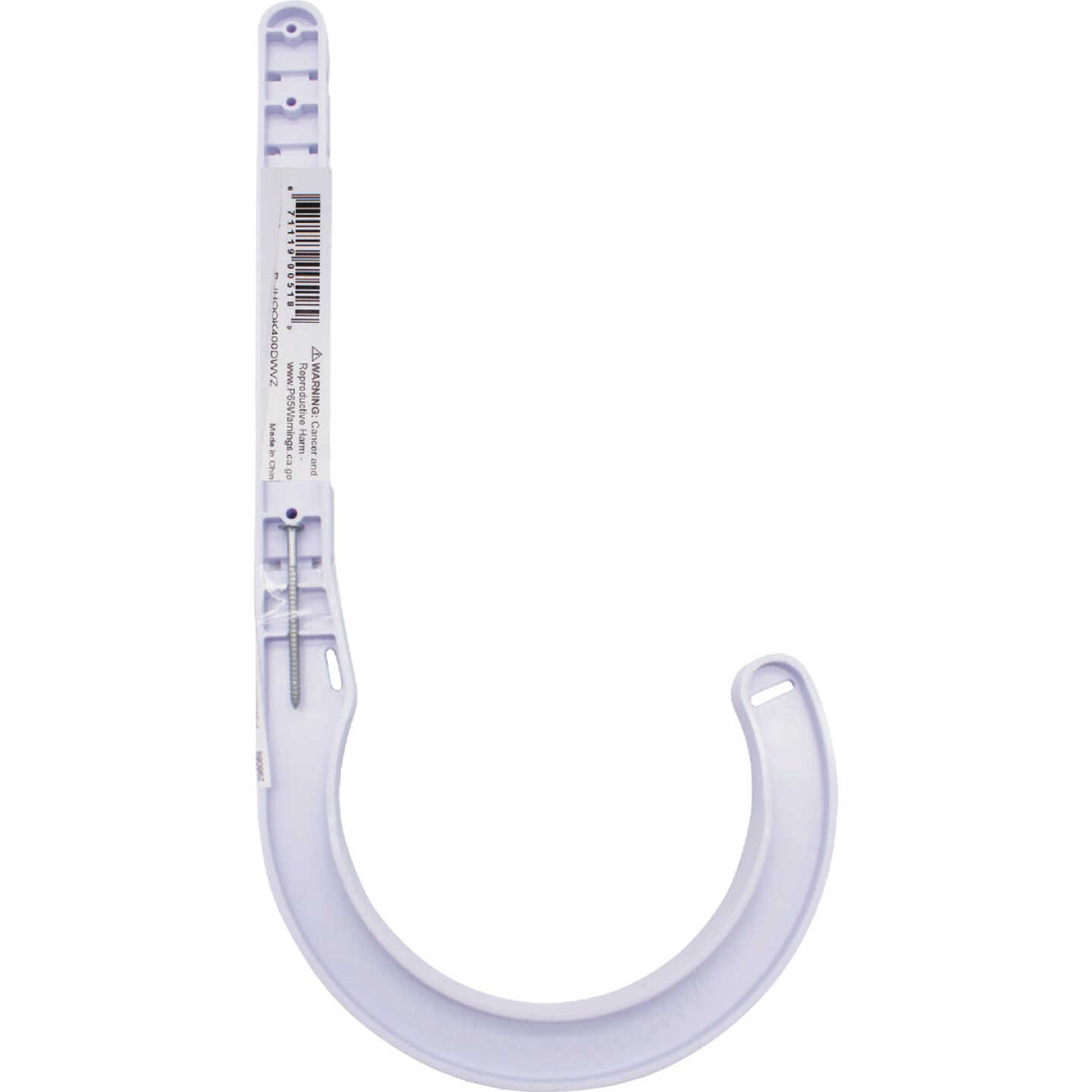 HoldRite 4 In. CTS Plastic J-Hook Pipe Hanger Image 2