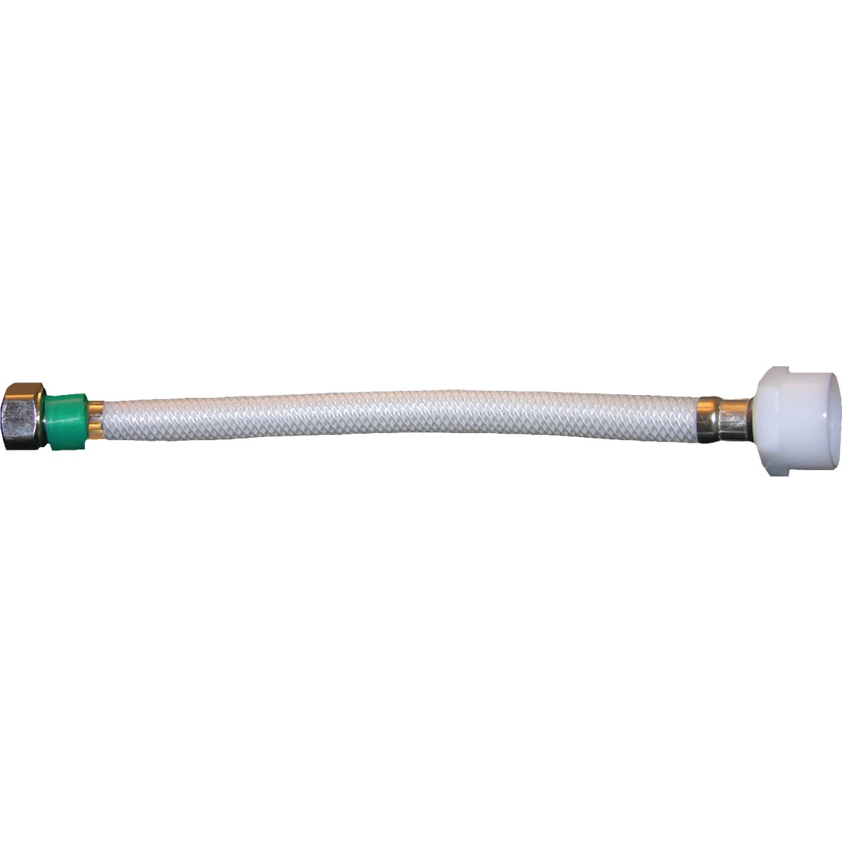 LASCO 1/2 In. FIP x 7/8 In. Ballcock x 9 In. Poly Braided Vinyl Toilet Connector