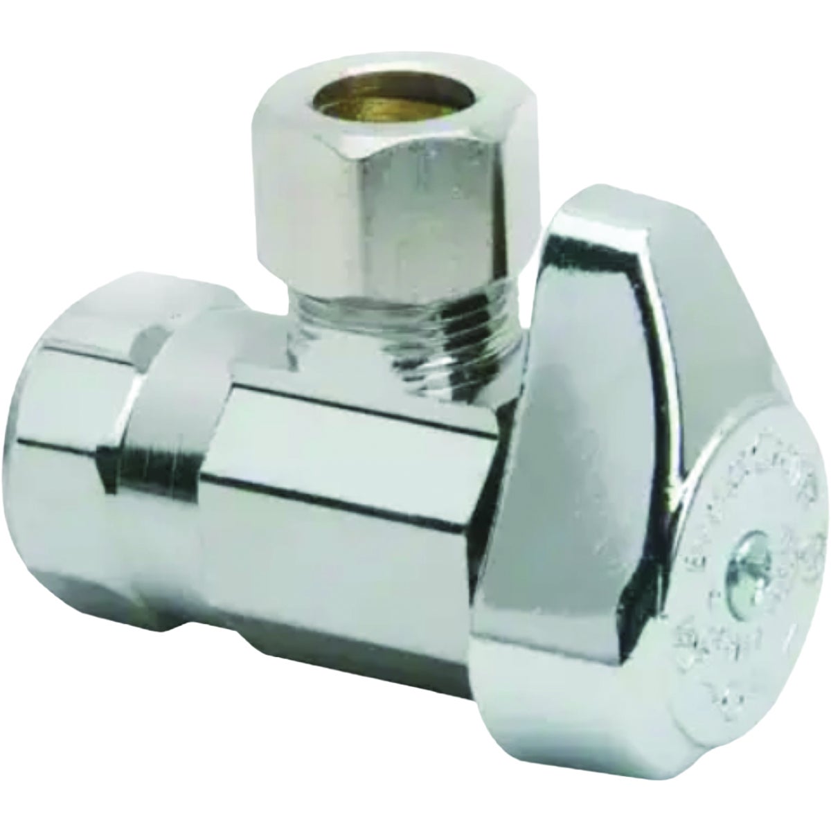BrassCraft 1/2 In. x 1/4 In. Chrome Angle Stop Valve