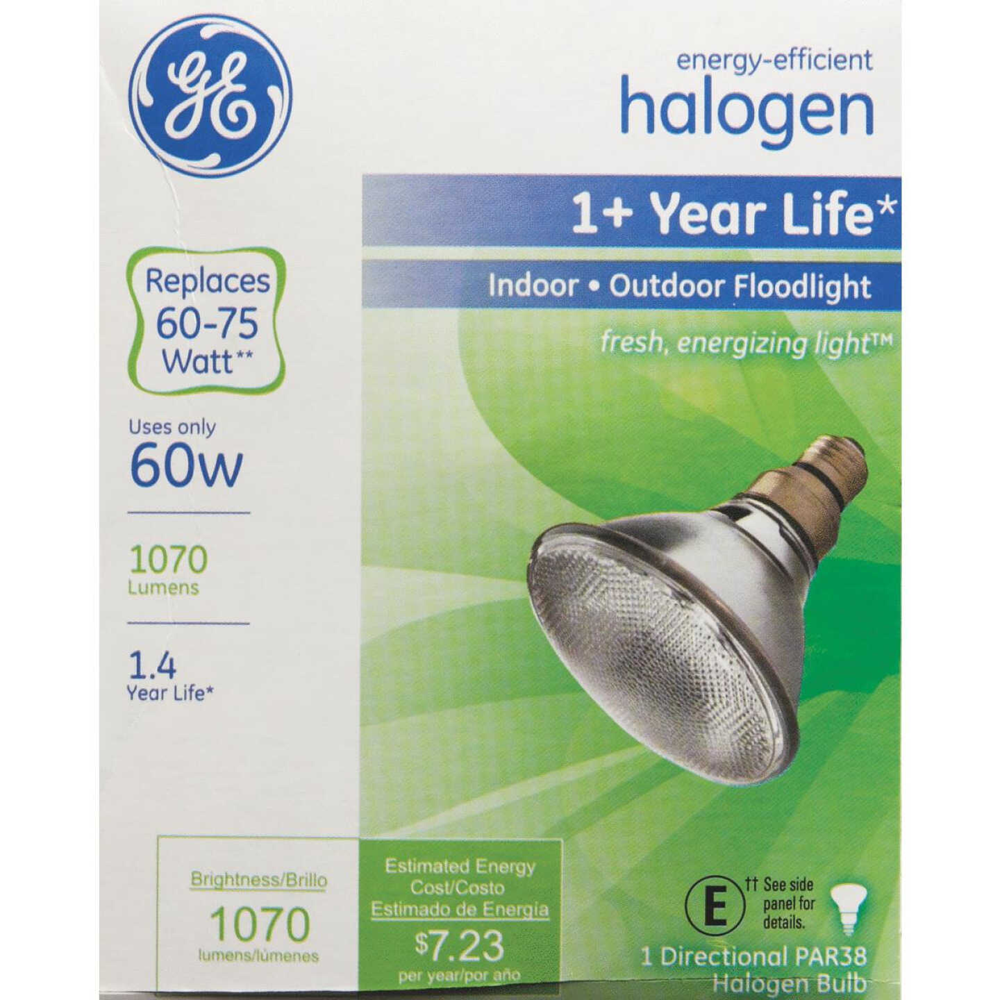 60W PAR FLD HALOGEN BULB Image 2
