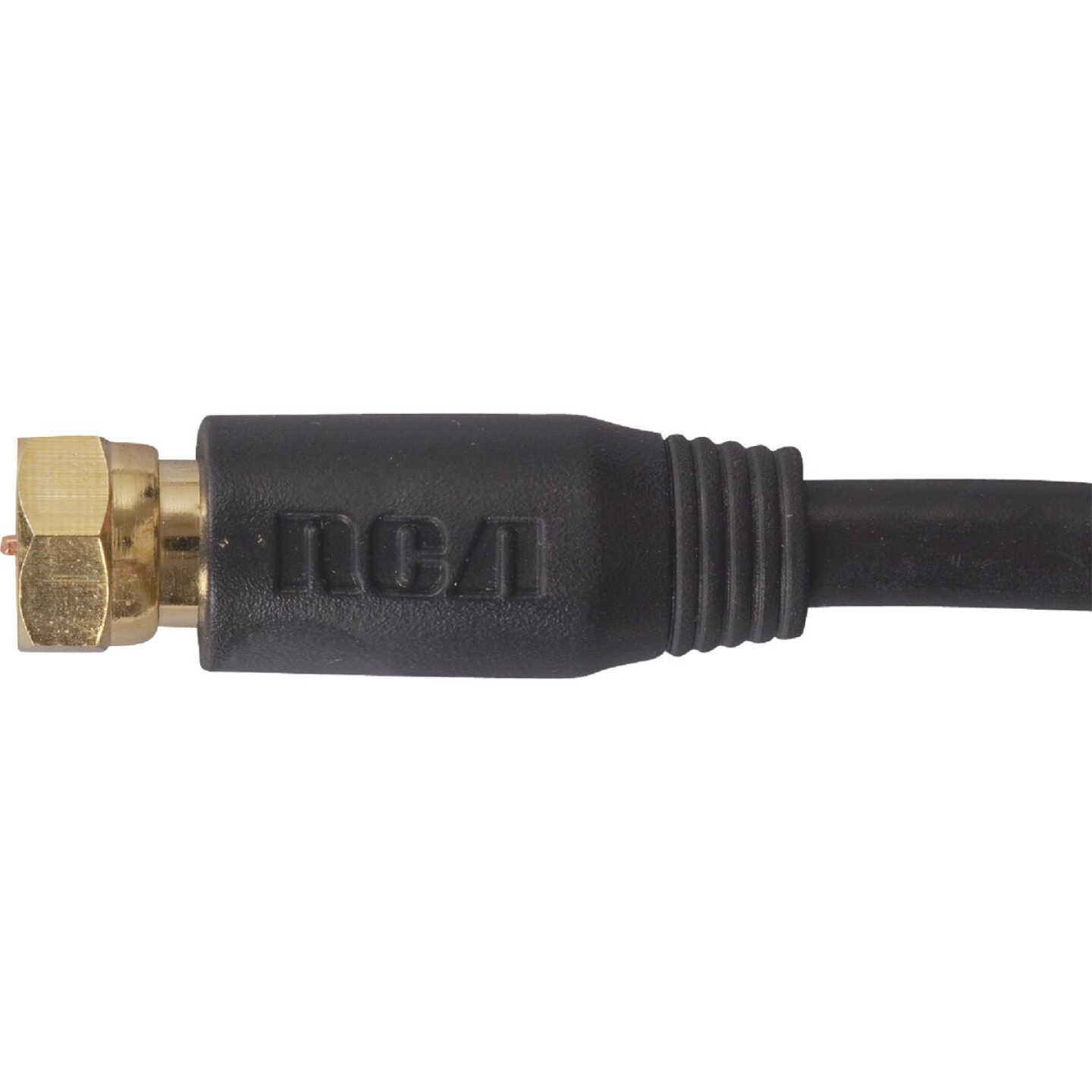 RCA 100 Ft. Black Digital RG6 Coaxial Cable Image 1