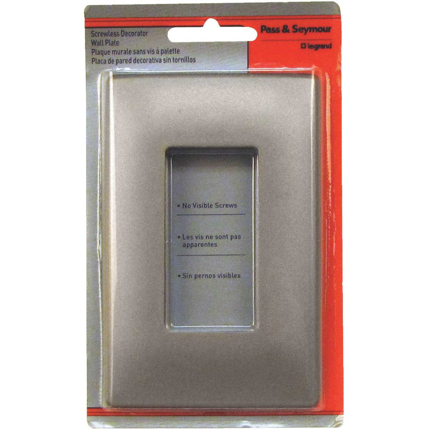1G SCREWLESS WALL PLATE Image 2
