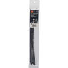 Do it Best 14 In. x 0.189 In. Black Molded Nylon Weather Resistant Cable Tie (8-Pack) Image 1