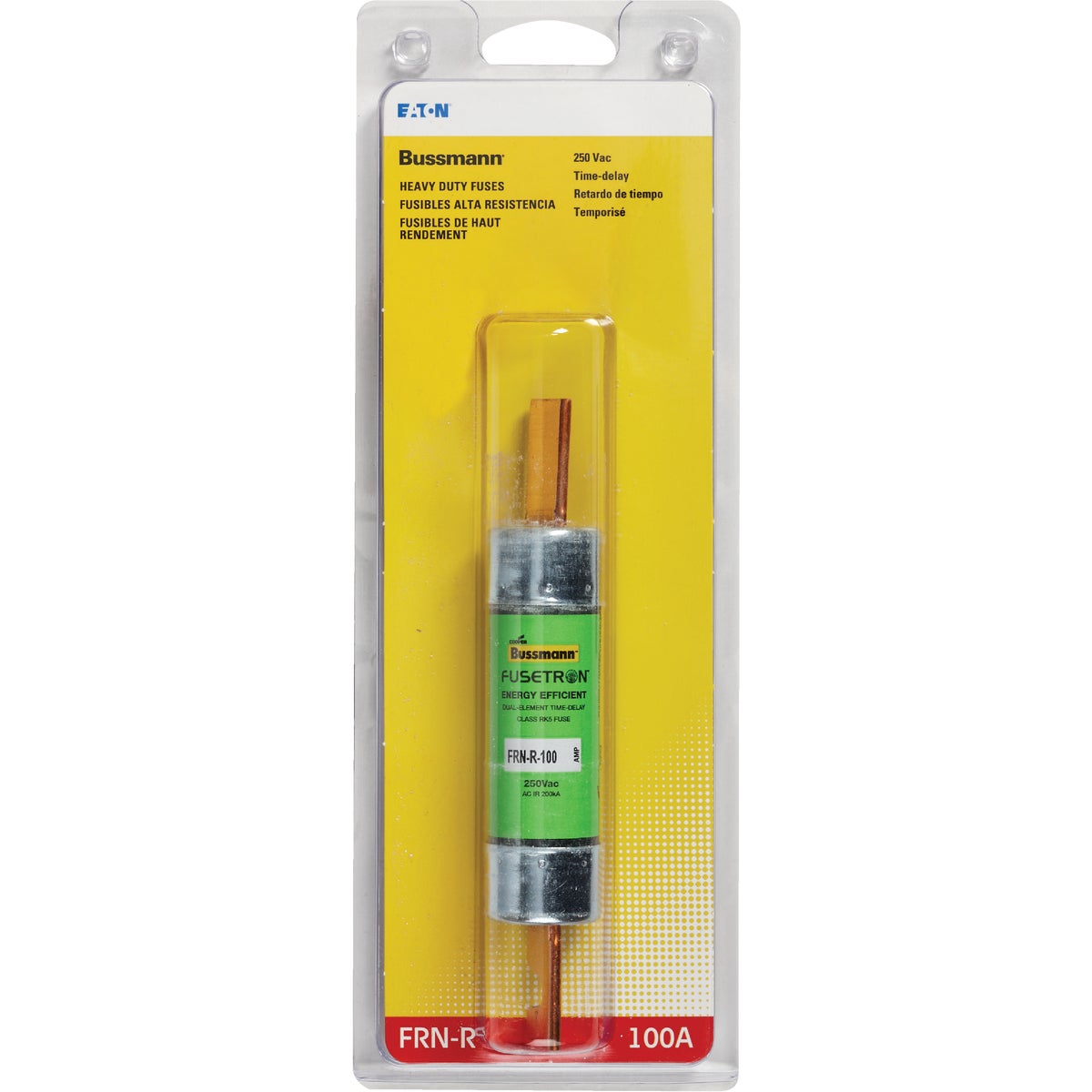 Bussmann 100A FRN-R Cartridge Heavy-Duty Time Delay Cartridge Fuse Image 2
