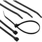 Gardner Bender 8 In. x 0.17 In. Black Nylon Ultra Violet Cable Tie (15-Pack) Image 1