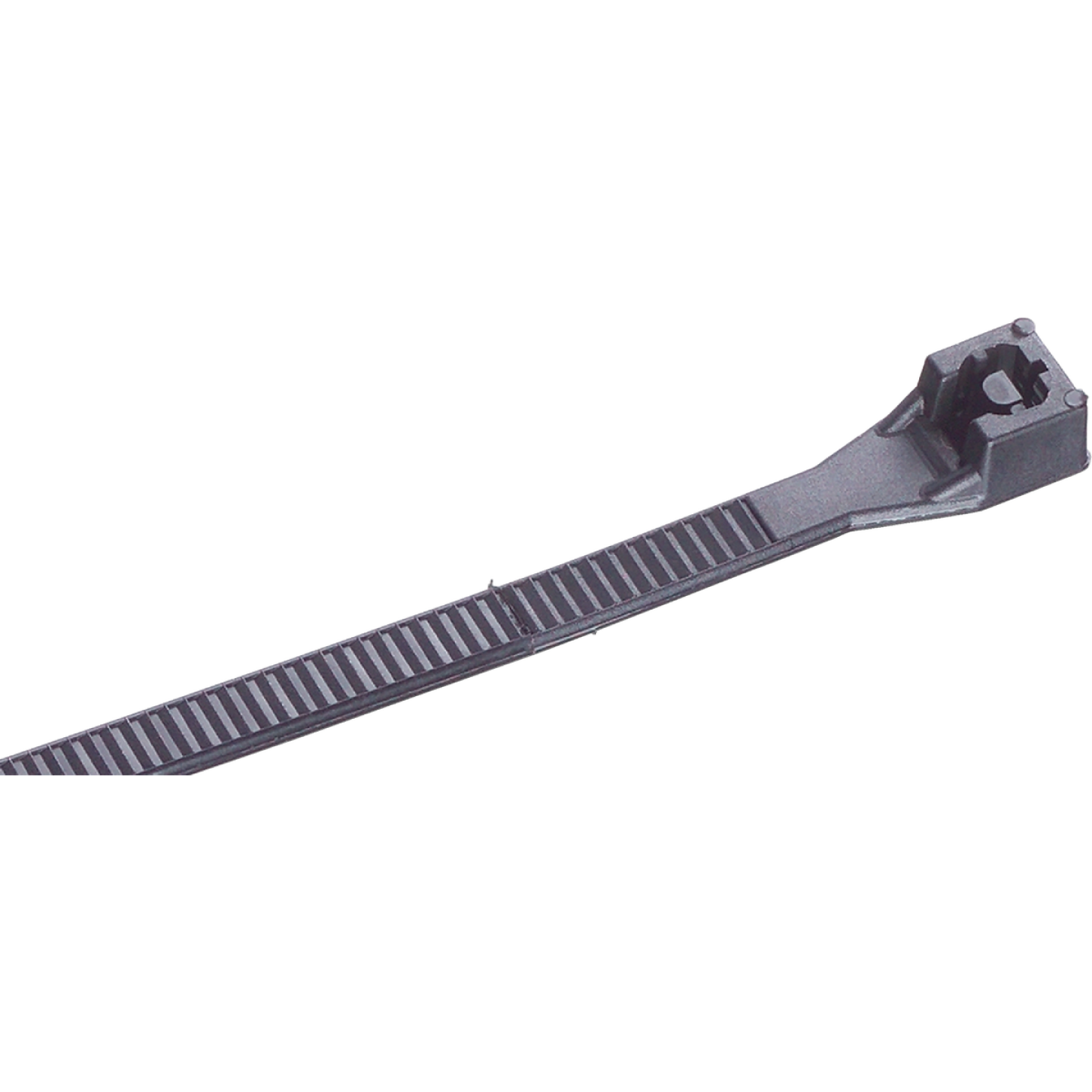 Gardner Bender 8 In. x 0.17 In. Black Nylon Ultra Violet Cable Tie (100-Pack) Image 1