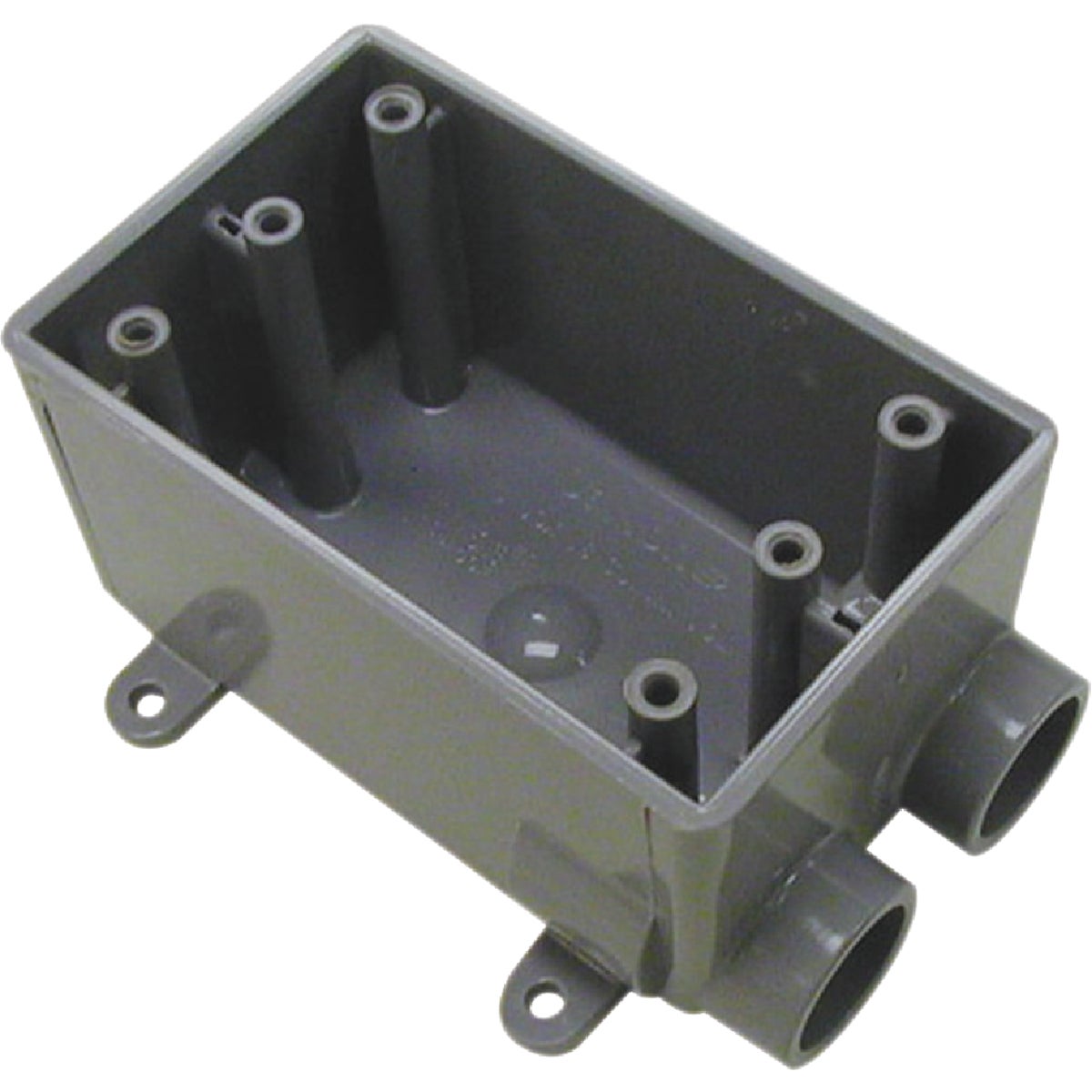 Carlon 1-Gang PVC Molded Rigid Non-Metallic Dead-End Termination Wall Box, 3/4 In. Outlet Image 1
