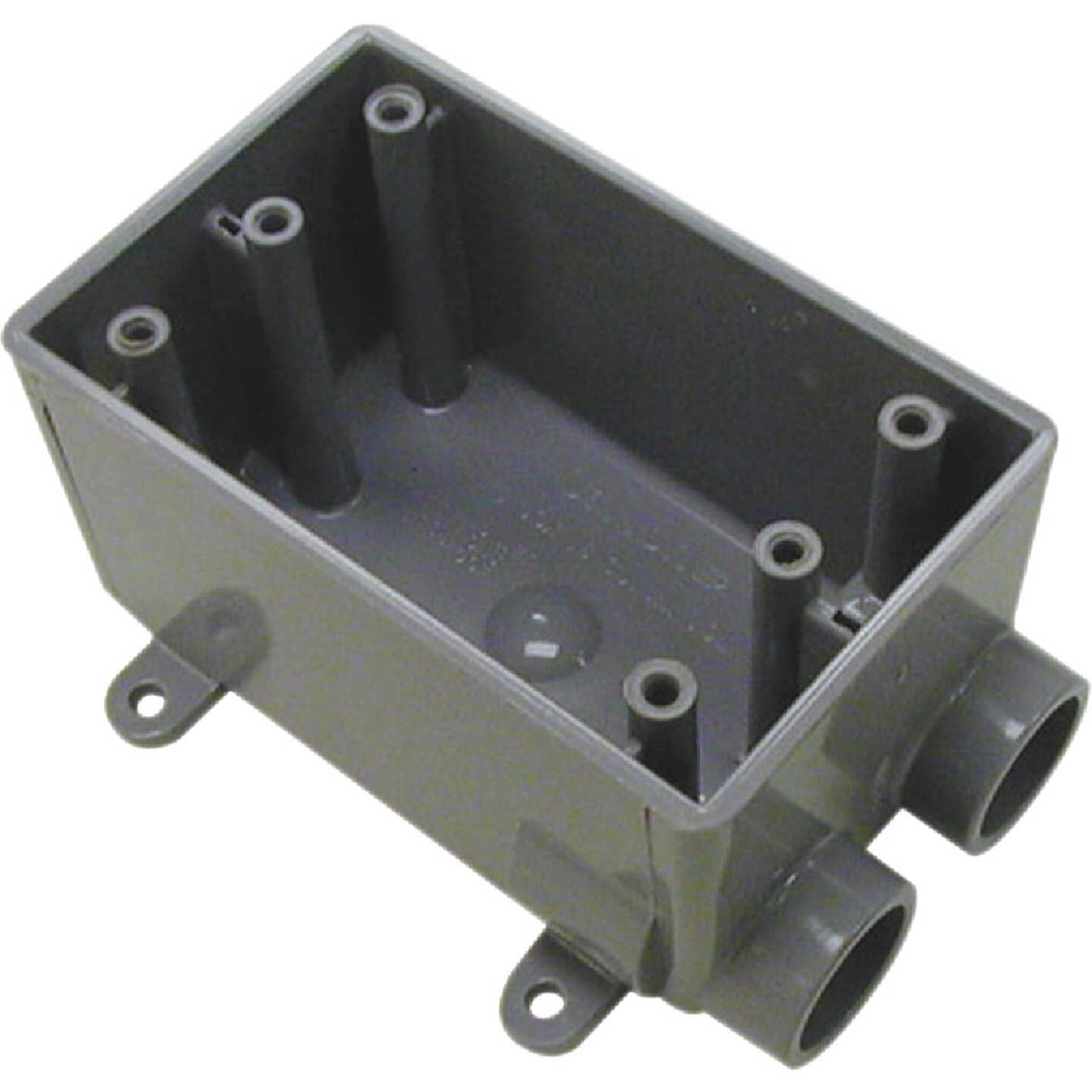 Carlon 1-Gang PVC Molded Rigid Non-Metallic Dead-End Termination Wall Box, 3/4 In. Outlet Image 1